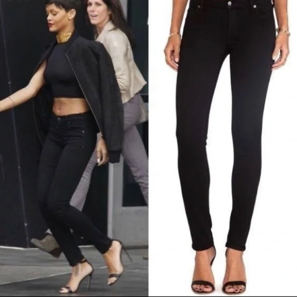 Citizen of Humanity Black Avedon Slick Skinny Leg Stretch jeans